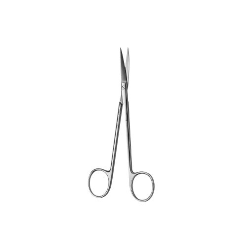 Joseph scissors, 6'',curved Superior-Cut blades, micro serrated lower  blade, sharp tips, frosted ring handle